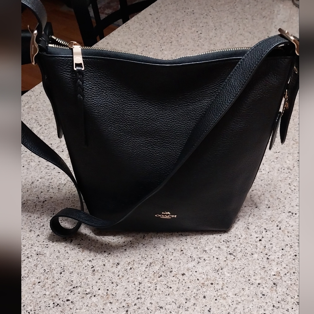 Coach Val leather duffle bag